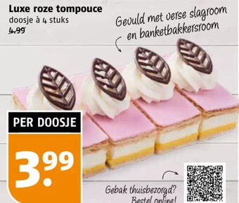 Poiesz Luxe roze tompouce aanbieding