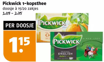 Poiesz Pickwick 1-kopsthee aanbieding