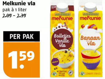 Poiesz Melkunie vla aanbieding