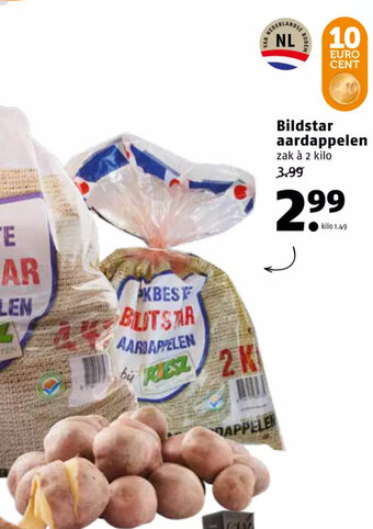 Poiesz Bildstar aardappelen aanbieding