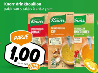 Poiesz Knorr drinkbouillon aanbieding