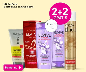 DA L'Oréal Paris Elnett, Elvive en Studio Line aanbieding