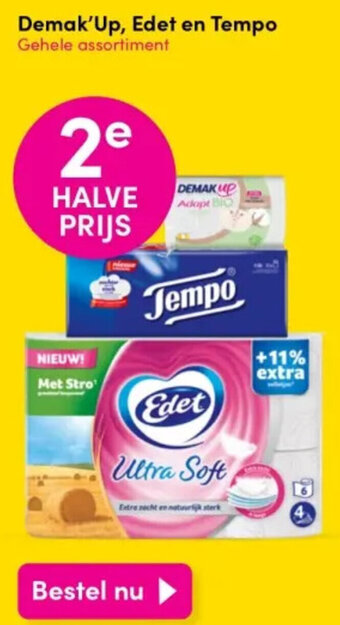 DA Demak'Up, Edet en Tempo aanbieding
