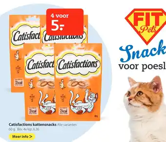 Pets Place Catisfactions kattensnacks aanbieding