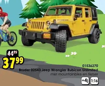 ToyChamp Bruder 02543 Jeep Wrangler Rubicon Unlimited 01536270 aanbieding