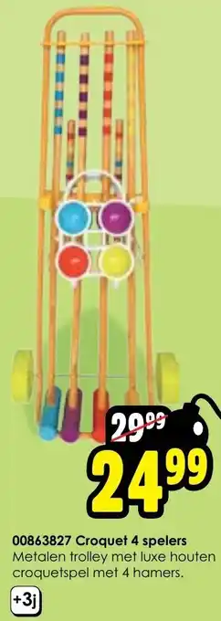 ToyChamp Croquet 4 spelers 00863827 aanbieding