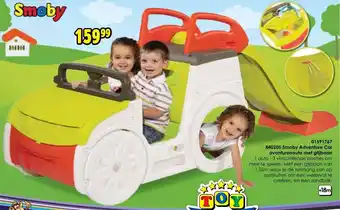 ToyChamp smoby 840205 Adventure Car avonturenauto met glijbaan 01591767 aanbieding