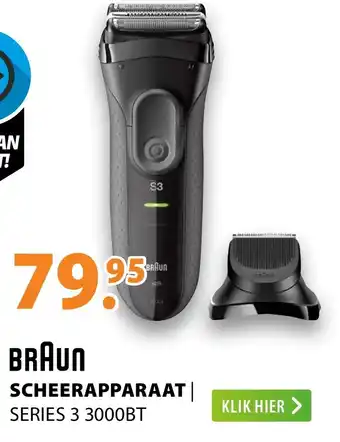 Expert BRAUN Scheerapparaat | Series 3 3000BT aanbieding