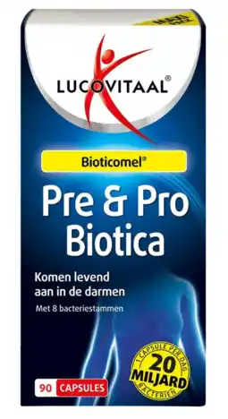 De Online Drogist Lucovitaal pre & probiotica capsules 90cp aanbieding