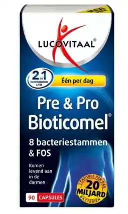 De Online Drogist Lucovitaal pre & probiotica capsules 90cp aanbieding