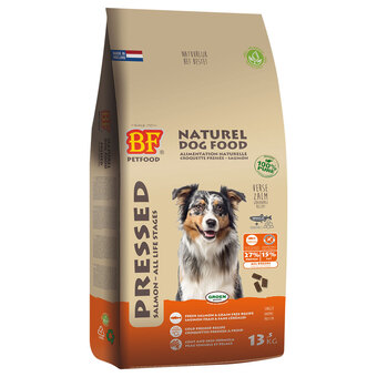 Zooplus Biofood geperst zalm graanvrij hondenvoer - dubbelpak 2 x 13,5 kg aanbieding