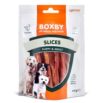 Zooplus 100g slices boxby hondensnacks aanbieding