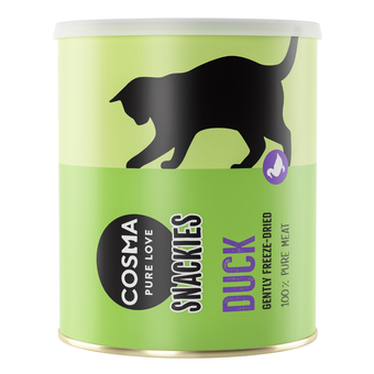 Zooplus Probeerprijs! 3 x cosma snackies & cosma snackies xxl maxi tubes - cosma snackies 3 x eend (360 g) aanbieding