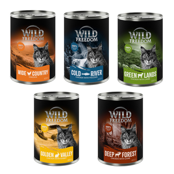 Zooplus 12x400g adult wild freedom kattenvoer aanbieding