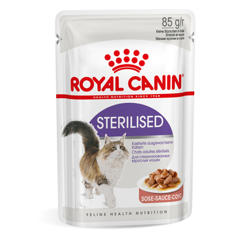 Zooplus 12x85g sterilised in saus royal canin kattenvoer aanbieding