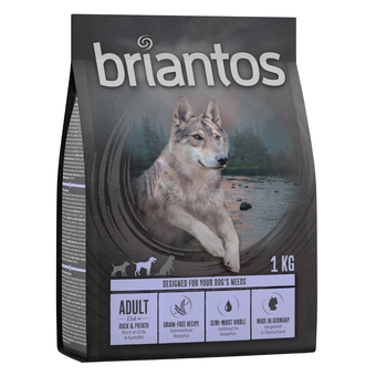 Zooplus Briantos graanvrij 3 + 1 kg gratis! - adult eend & aardappel aanbieding