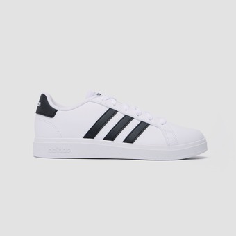 Perry Sport Adidas adidas grand court lifestyle tennis lace-up sneakers wit/zwart kinderen aanbieding