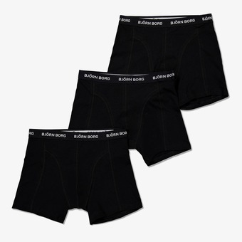 Perry Sport Bjorn borg bjorn borg stetch boxers 3-pack zwart/blauw heren aanbieding