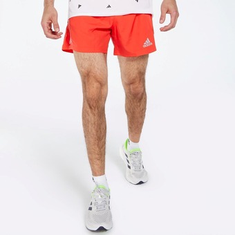 Perry Sport Adidas own the run hardloopshort rood heren aanbieding