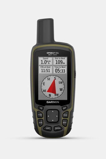 Bever Garmin gpsmap 65s - met hoogtemeter en kompas zwart/groen aanbieding