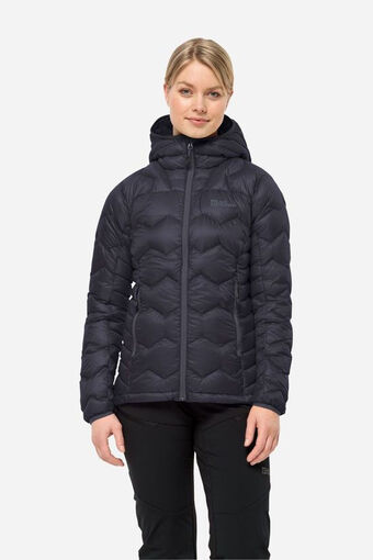 Bever Jack wolfskin alpspitze down hoody w grijs aanbieding