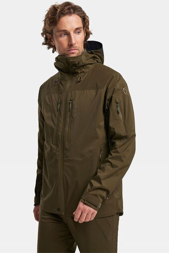 Bever Tenson txlite skagway hardshell jas bruin aanbieding