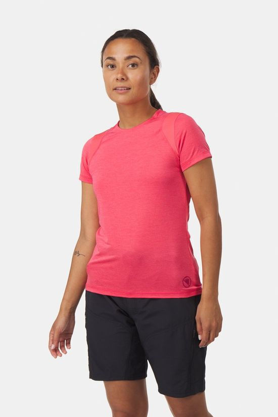 Bever Endura singletrack ss jersey fietsshirt dames roze aanbieding