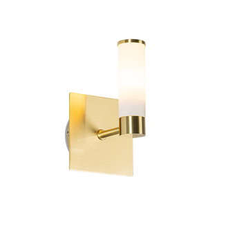 Lampenlicht.nl Moderne badkamer wandlamp messing ip44 - bath aanbieding