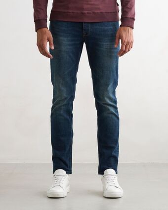 Only for Men J.c. rags jimmy dark blue heren jeans aanbieding