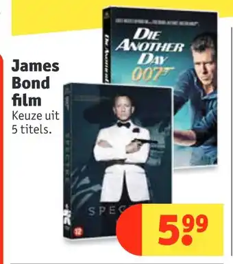 Kruidvat James Bond film aanbieding