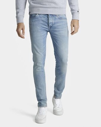 Only for Men Cast iron riser slim fit heren jeans aanbieding