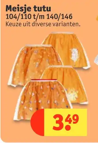 Kruidvat Meisje tutu aanbieding