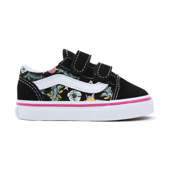 Plutosport Vans old skool floral sneakers junior aanbieding