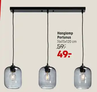 Kwantum Hanglamp Portunus aanbieding