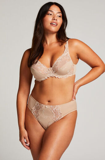 Hunkemoller Hunkemöller slip diva beige aanbieding