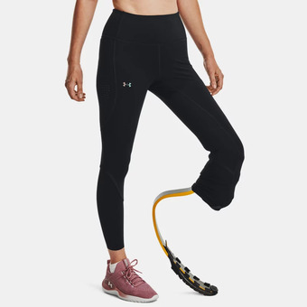 Under Armour Legging under armour rush smartform perforated ankle zwart / iridescent m aanbieding