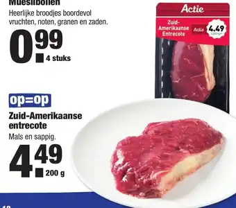 ALDI Zuid-Amerikaanse entrecote 200g aanbieding