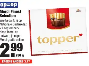 ALDI Merci Finest Selection 250g aanbieding