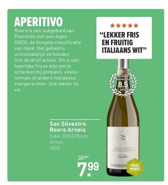 Gall & Gall San Silvestro Roero Arneis aanbieding