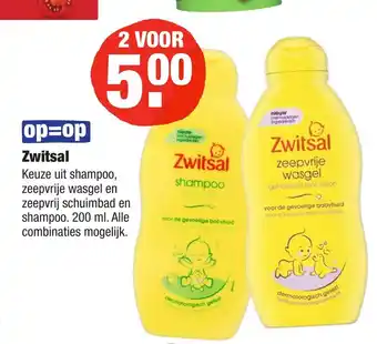 ALDI Zwitsal Babyverzorging 2*200ml aanbieding