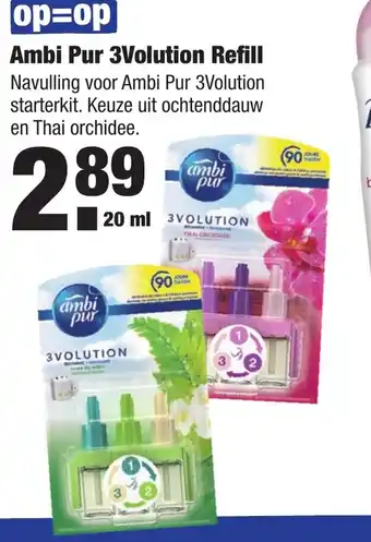 ALDI Ambi Pur 3volution Refill 20ml aanbieding