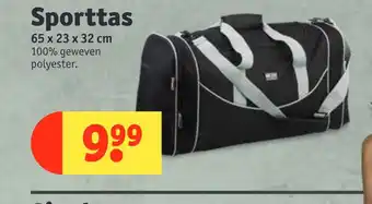 Kruidvat Sporttas 65x23x32 cm aanbieding