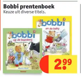 Kruidvat Bobbi prentenboek aanbieding