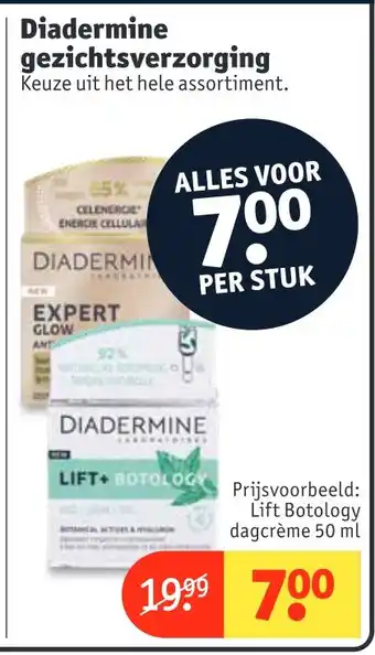 Kruidvat Diadermine gezichtsverzorging 50 ml aanbieding