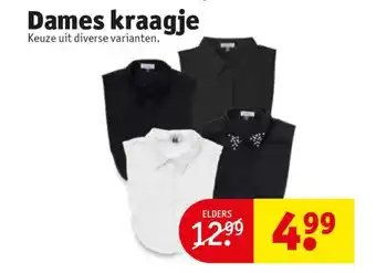 Kruidvat Dames kraagie aanbieding