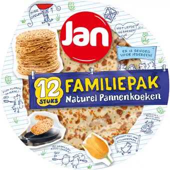 Dekamarkt Jan pannenkoeken familiepak 12 stuks aanbieding