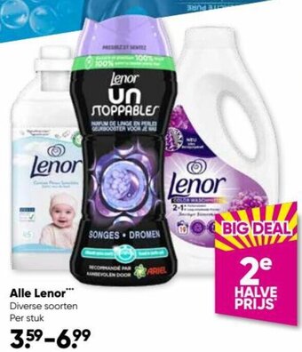 Big Bazar Alle Lenor aanbieding