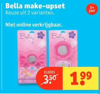 Kruidvat Bella make-upset aanbieding