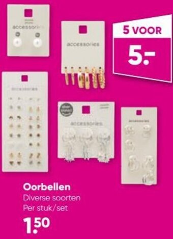 Big Bazar Oorbellen aanbieding