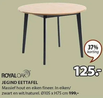 Jysk Jegind eettafel aanbieding